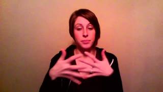 A Basic Course in ASL vocab lesson 3 [upl. by Kolva]