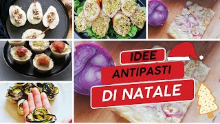 5 ANTIPASTI DI NATALE IDEE FACILI E VELOCI PER LA VIGILIA NATALE E CAPODANNO IDEE DA BUFFET [upl. by Keller563]