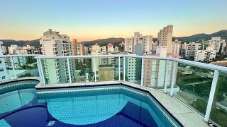 COBERTURA DUPLEX NO BAIRRO JARDIM BLUMENAU  PISCINA PRIVATIVA  4 SUÍTES  AMPLO TERRAÇO [upl. by Rowley]