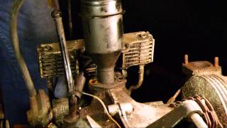 2CV engine revision 5  Oil filler neck and oil cooler removal [upl. by Barby80]