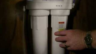 How to Change Water Filters in US1500 Undersink System [upl. by Alecram]