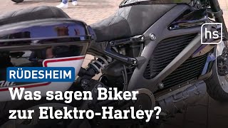 HarleyTreffen in Rüdesheim  hessenschau [upl. by Reisch]