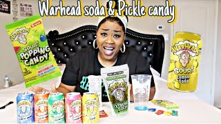 SOUR WARHEADS PICKLES Hilarious Food Review [upl. by Mcnamara]