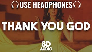 Thank You God Song  8D AUDIO🎧  Dhvani Bhanushali David A Natania L  Reels Trending Lyrics [upl. by Mackintosh]