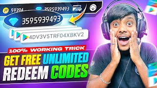 FREE UNLIMITED GOOGLE REDEEM CODE amp DIAMONDS 2024 TRICK😳🔥  GARENA FREE FIRE [upl. by Inacana]