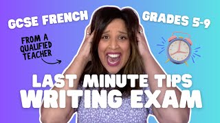 GCSE FRENCH WRITING HOW TO GET FULL MARKS Revision Tips AQA [upl. by Leelahk535]