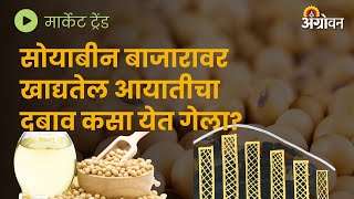 Soybean Market  देशात विक्रमी खाद्यतेल आयात  Agrowon [upl. by Anehta982]