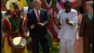 President Bush Shakin his Groove Thang [upl. by Niple]