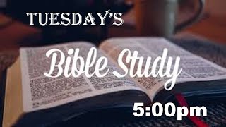 Kingstown Methodist Church Bible Study Tuesday November 21 2023 at 500pm [upl. by Tima]