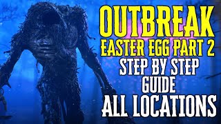 OUTBREAK EASTER EGG 2 Easy Guide With All Locations  Step By Step Walkthrough Cold War Zombies [upl. by Sholom]