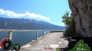 Best Cycling Workout Lake Garda Italy 4K Video Garmin [upl. by Andros408]