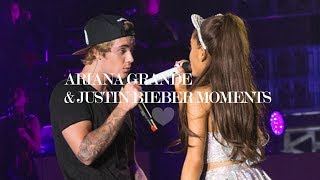 Cute amp Funny Ariana Grande amp Justin Bieber Moments [upl. by Drofdarb]