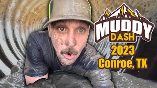 First time mud running Is it fun  Muddy Dash 2023 [upl. by Dumm157]