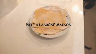 18  Pâte à lasagne maison [upl. by Adnolat]