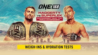 🔴 Live In HD ONE 168 Denver  WeighIns amp Hydration Tests [upl. by Ned801]