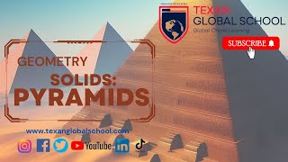 Solids Pyramids  Surface Area and Volume  Stereometry  Solid Geometry  Mathematics [upl. by Lauree]