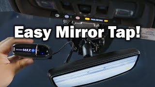 2019 GMC Sierra Denali Radar Detector amp Dash Cam Hardwire Mirror Tap [upl. by Arriaet956]