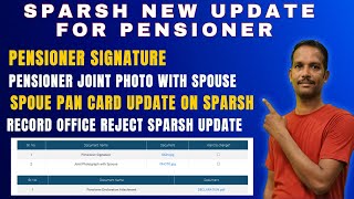 Sparsh Signature and photo change 3 type update spouse pan pension sparsh indianarmy [upl. by Aibos690]