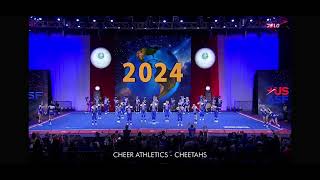 Cheer Athletics Cheetahs Finals Cheer Worlds 2024 🥈 [upl. by Enirrok]