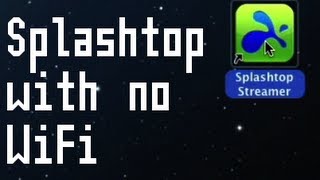 Connecting Splashtop Remote without a WiFi router [upl. by Yemac]