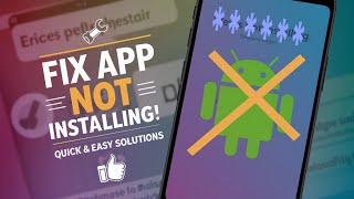 app not installing  how to fix the problem of apps not installing on android mobile [upl. by Enimsaj414]