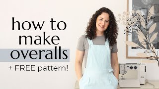 How to Sew Flint Overalls  Sewing with my vintage Elna Lotus [upl. by Siul]