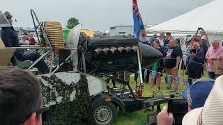 Meteor V12 27 litre 750hp Enging  Carrington Steam Rally 28523 [upl. by Dahij460]