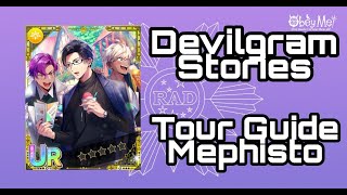 Ren0 Plays Obey Me Devilgram Stories Tour Guide Mephisto [upl. by Acysej]