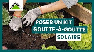 Comment installer un arrosage goutte à goutte solaire  Leroy Merlin [upl. by Toni]