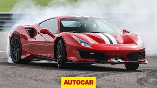 Ferrari 488 Pista 2019 review  710bhp supercar on road and track  Autocar [upl. by Kieger]