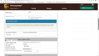 How to Create a UPS Shipping Label [upl. by Ydnyc]
