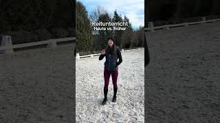 Reitunterricht früher vs heute 😂​ royalhorsemen equestrian horses [upl. by Ettie]