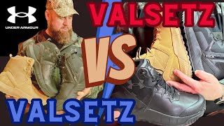 Under Armour Valsetz Tactical Boots Comparison and RealLife Test 🥾 [upl. by Aracahs]