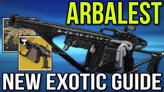 How to Get ARBALEST EXOTIC FUSION RIFLE amp Catalyst in 2023 NEW EXOTIC Quest Guide Destiny 2 [upl. by Adnilra254]