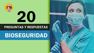 BIOSEGURIDAD en Salud 🥇Test🥇 20 preguntas y respuestas [upl. by Yaner]