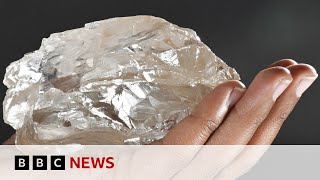 Worlds secondlargest diamond found in Botswana  BBC News [upl. by Tobye]