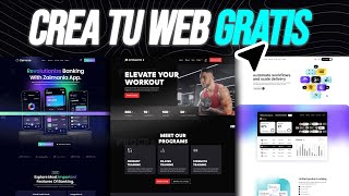 10 Mejores sitios para CREAR una página WEB GRATIS ✅ Mejores Constructores de paginas web gratis [upl. by Betthezel]