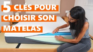 5 clés pour choisir son matelas et acheter sans se tromper [upl. by Adelle]