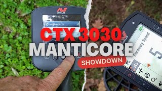 Minelab Manticore vs CTX 3030 The Showdown  Real Digs [upl. by Yanehc]