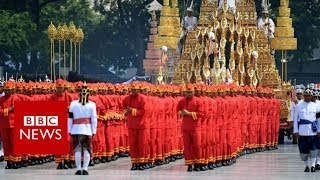 Cremation ceremony for late Thai king begins  BBC News [upl. by Takeshi747]