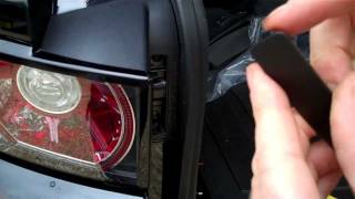 How to remove rear lights  change bulbs on Range Rover Evoque [upl. by Eedrahc]