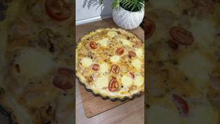 Quichesanspâtepourtoi recettefacile fouryou fyp recette quiche viralvideos viralreels music [upl. by Alyek]