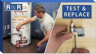 Water Heater Thermocouple  Voltage Test amp Replacement  Repair amp Replace [upl. by Colombi]