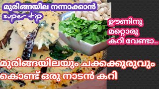 മുരിങ്ങയില ചക്കക്കുരു കറിChakkakkuru Muringayila CurryMuringayila CurryHealthy N Easy Recipes [upl. by Heger209]