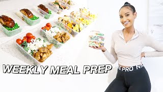 MEAL PREP WITH ME FOR THE WEEK meal prepping for beginners for a healthy living [upl. by Aksoyn]