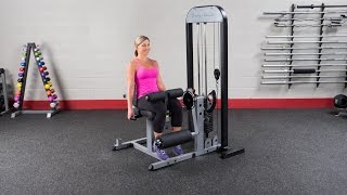 BodySolid ProSelect GCECSTK Leg Ext amp Leg Curl Machine BodySolidcom [upl. by Enilegna]