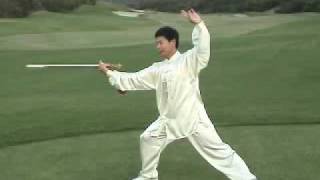 Tai Chi Sword Form 32 Yang Taiji Jian [upl. by Ibob]