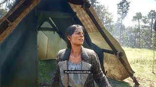 Secret Camp Cutscene of Abigail and Miss Grimshaw Arguing  Red Dead Redemption 2 [upl. by Berthoud]