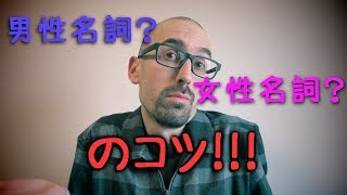 フランス語講座・男性名詞と女性名詞のコツ！ [upl. by Anibur746]