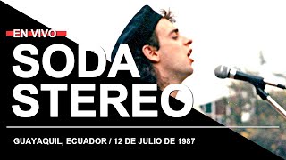 SODA STEREO en Guayaquil Ecuador 12071987  Recital completo [upl. by Ikkir]